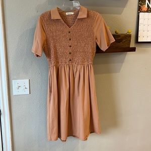Roolee peach dress